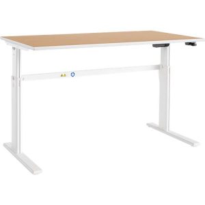 Schäfer Shop Select Schreibtisch Moxxo IQ, elektrisch höhenverstellbar, Rechteck, C-Fuß, B 1600 x T 800 x H 725-1185 mm, Buche/weiß Schäfer Shop Select Schreibtisch Moxxo IQ, elektrisch höhenverstellbar, Rechteck, C-Fuß, B 1600 x T 800 x H 725-1185 mm, Buche/weiß