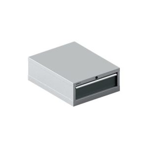 Schäfer Shop Select Schubladenschrank 27-36, 1 Schub, bis 200 kg, B 564 x T 725 x H 250 mm, anthrazitgrau/weißaluminium Schäfer Shop Select Schubladenschrank 27-36, 1 Schub, bis 200 kg, B 564 x T 725 x H 250 mm, anthrazitgrau/weißaluminium