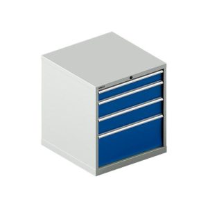 Schäfer Shop Select Schubladenschrank 36-36, 4 Schübe, bis 200 kg, B 717 x T 725 x H 800 mm, lichtgrau/enzianblau Schäfer Shop Select Schubladenschrank 36-36, 4 Schübe, bis 200 kg, B 717 x T 725 x H 800 mm, lichtgrau/enzianblau