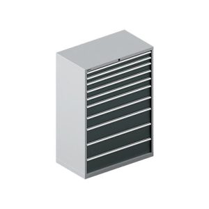 Schäfer Shop Select Schubladenschrank 54-27, 10 Schübe, bis 75 kg, B 1023 x T 572 x H 1450 mm, weißalu/anthrazitgrau Schäfer Shop Select Schubladenschrank 54-27, 10 Schübe, bis 75 kg, B 1023 x T 572 x H 1450 mm, weißalu/anthrazitgrau