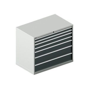 Schäfer Shop Select Schubladenschrank 64-36, 7 Schübe, bis 75 kg, B 1193 x T 725 x H 1000 mm, lichtgrau/anthrazitgrau Schäfer Shop Select Schubladenschrank 64-36, 7 Schübe, bis 75 kg, B 1193 x T 725 x H 1000 mm, lichtgrau/anthrazitgrau