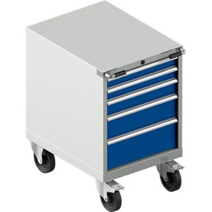 Schäfer Shop Select Schubladenschrank mit Rollen WSK 27-36, 5 Schübe, bis 200 kg, B 564 x T 725 x H 920 mm, lichtgrau/enzianblau Schäfer Shop Select Schubladenschrank mit Rollen WSK 27-36, 5 Schübe, bis 200 kg, B 564 x T 725 x H 920 mm, lichtgrau/enzianblau