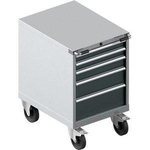 Schäfer Shop Select Schubladenschrank mit Rollen WSK 27-36, 5 Schübe, bis 200 kg, B 564 x T 725 x H 920 mm, weißaluminium/anthrazitgrau Schäfer Shop Select Schubladenschrank mit Rollen WSK 27-36, 5 Schübe, bis 200 kg, B 564 x T 725 x H 920 mm, weißaluminium/anthrazitgrau