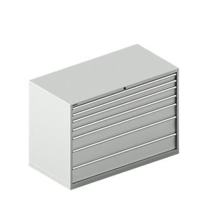 Schäfer Shop Select Schubladenschrank WSK 78–36 E, Stahl, 7 Schübe, 200 kg Traglast, B 1431 mm x T 725 mm x H 1000 mm, lichtgrau/lichtgrau Schäfer Shop Select Schubladenschrank WSK 78–36 E, Stahl, 7 Schübe, 200 kg Traglast, B 1431 mm x T 725 mm x H 1000 mm, lichtgrau/lichtgrau