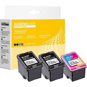 Schäfer Shop Select Tintenpatronen, ersetzt HP 301XL (CH563EE/CH564EE), Mixpack, schwarz, Tri-Colour Schäfer Shop Select Tintenpatronen, ersetzt HP 301XL (CH563EE/CH564EE), Mixpack, schwarz, Tri-Colour