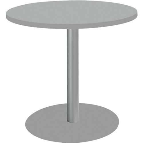 Schäfer Shop Select Tisch mit Tellerfuß, ø 800 x H 717 mm, lichtgrau
