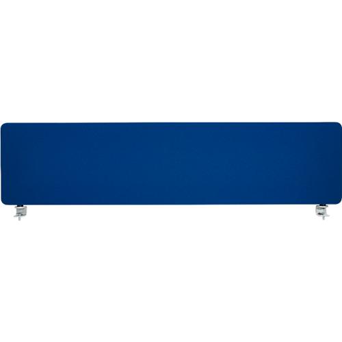 Schäfer Shop Select Tischtrennwand, Materialstärke 30 mm, B 1200 x H 387 mm, 100 % Post-Consumer-Recyclingpolyester, dunkelblau