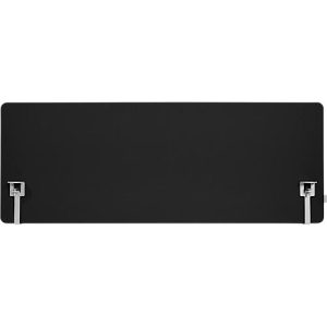 Schäfer Shop Select Tischtrennwand, Materialstärke 30 mm, B 1200 x H 600 mm, 100 % Post-Consumer-Recyclingpolyester, schwarz