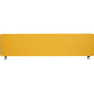 Schäfer Shop Select Tischtrennwand, Materialstärke 30 mm, B 1400 x H 387 mm, 100 % Post-Consumer-Recyclingpolyester, gelb Schäfer Shop Select Tischtrennwand, Materialstärke 30 mm, B 1400 x H 387 mm, 100 % Post-Consumer-Recyclingpolyester, gelb