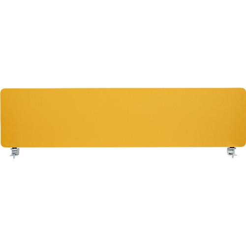 Schäfer Shop Select Tischtrennwand, Materialstärke 30 mm, B 1400 x H 387 mm, 100 % Post-Consumer-Recyclingpolyester, gelb