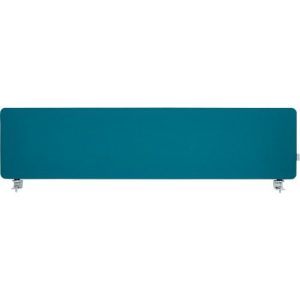 Schäfer Shop Select Tischtrennwand, Materialstärke 30 mm, B 1400 x H 387 mm, 100 % Post-Consumer-Recyclingpolyester, petrol Schäfer Shop Select Tischtrennwand, Materialstärke 30 mm, B 1400 x H 387 mm, 100 % Post-Consumer-Recyclingpolyester, petrol