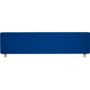 Schäfer Shop Select Tischtrennwand, Materialstärke 30 mm, B 2000 x H 387 mm, 100 % Post-Consumer-Recyclingpolyester, dunkelblau
