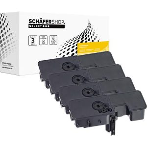 Schäfer Shop Select Toner, ersetzt Kyocera TK-5220 (OPTK5220Set), Mixpack, schwarz, cyan, magenta, gelb Schäfer Shop Select Toner, ersetzt Kyocera TK-5220 (OPTK5220Set), Mixpack, schwarz, cyan, magenta, gelb