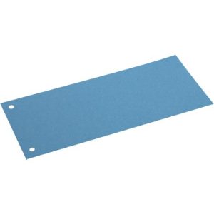 Schäfer Shop Select Trennstreifen, 2-fach-Lochung, bedruckbar, 100 Stück, B 240 x H 105 mm, Karton, blau Schäfer Shop Select Trennstreifen, 2-fach-Lochung, bedruckbar, 100 Stück, B 240 x H 105 mm, Karton, blau