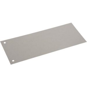 Schäfer Shop Select Trennstreifen, 2-fach-Lochung, bedruckbar, 100 Stück, B 240 x H 105 mm, Karton, grau Schäfer Shop Select Trennstreifen, 2-fach-Lochung, bedruckbar, 100 Stück, B 240 x H 105 mm, Karton, grau
