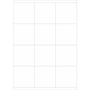 Schäfer Shop Select Universal-Etiketten, 70,0 x 70,0 mm = 3,5′ Disk, Permanentkleber, 1200 Stück