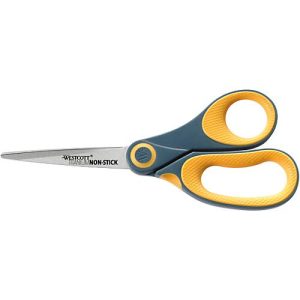 Schere Titanium Nitrid non Stick, Stahl rostfrei, antihaftbeschichtet, für Rechts- & Linkshänder, L 204 mm