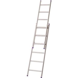 Schiebeleiter ohne Seilzug, Lila-Serie, 8 Stufen Schiebeleiter ohne Seilzug, Lila-Serie, 8 Stufen
