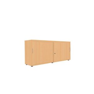 Schiebetürenschrank, B 1600 mm, 2 OH, Buche-Dekor Schiebetürenschrank, B 1600 mm, 2 OH, Buche-Dekor