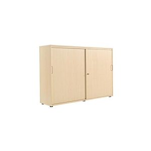 Schiebetürenschrank, B 1600 mm, 3 OH, Ahorn-Dekor Schiebetürenschrank, B 1600 mm, 3 OH, Ahorn-Dekor