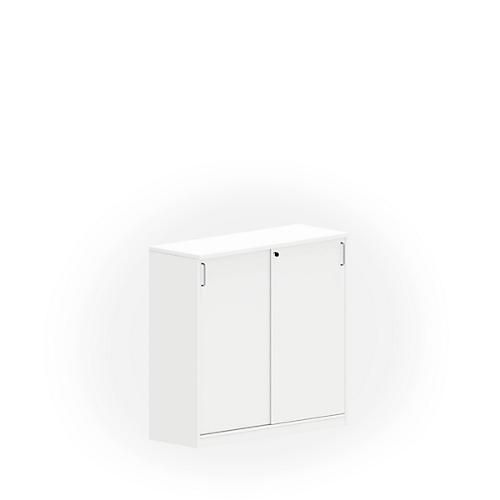 Schiebetürenschrank NEVADA, B 1200 x H 1155 mm, weiß