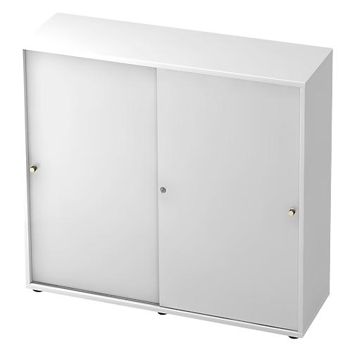 Schiebetürenschrank TOPAS LINE, 3 OH, weiß/weiß
