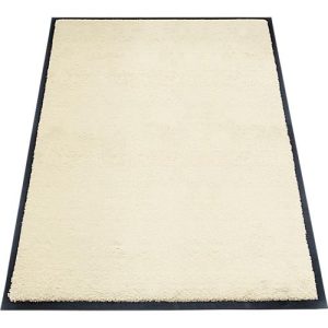 Schmutzfangmatte miltex Eazycare Style, eckig, antistatisch, UV-beständig, waschbar, High-Twist-Nylon & Niltrilgummi, 800 x 1200 mm, perlweiß