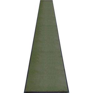 Schmutzfangmatte miltex Eazycare Style, eckig, antistatisch, UV-beständig, waschbar, High-Twist-Nylon & Niltrilgummi, 850 x 3000 mm, chromoxidgrün
