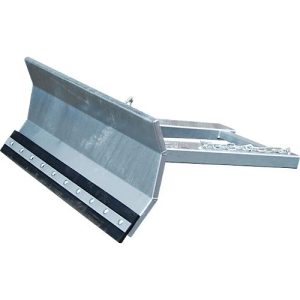 Schneeschieber SCH-L 1500, 1500 mm, für Gabelzinken, Gummischürfleisten, feuerverzinkt