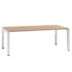 Schreibtisch SOLUS PLAY, 4-Fuß, höhenverstellbar, B 2000 x T 1000 x H 720 – 820 mm, Kirsche Romana