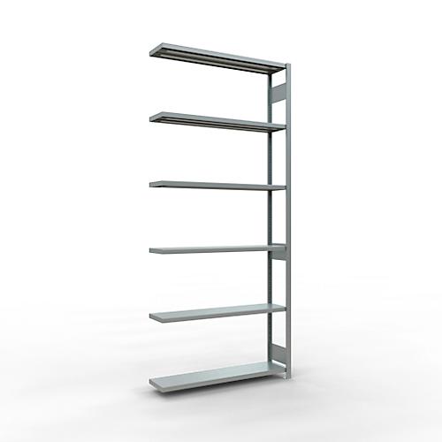 SCHULTE Lagertechnik Fachbodenregal - Stecksystem MULTIplus 250 Anbauregal - 3000x1300x300 mm, Typ 250 kg