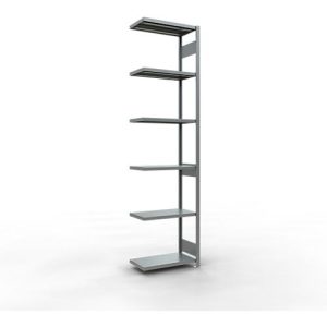 Schulte Lagertechnik Fachbodenregal-Stecksystem MULTIplus 250, Anbauregal, Längenriegel, 3000x750x400 mm, 7 Böden, verzinkt Schulte Lagertechnik Fachbodenregal-Stecksystem MULTIplus 250, Anbauregal, Längenriegel, 3000x750x400 mm, 7 Böden, verzinkt