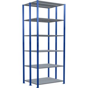 SCHULTE Lagertechnik – Stecks.Doppelgrundr. Typ 250 kg – 2500x1000x2x400 mm, 12 Böden