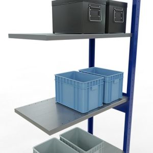 SCHULTE Lagertechnik – Stecksystem Anbauregal – 2500x 750×400 mm, Typ 150 kg SCHULTE Lagertechnik – Stecksystem Anbauregal – 2500x 750×400 mm, Typ 150 kg