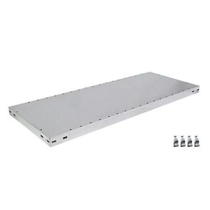 SCHULTE Lagertechnik Zusatz-Fachboden MULTIPlus 250, 750x 400 mm, 40 mm Kante, mit 4 Fachbodenträgern