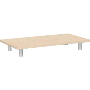 Schwebende Platte ALICANTE, als Aufsatz für Korpi B 800 mm, Distanzstücke 100 mm, Ahorn-Dekor