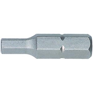 Sechskant-Bit WIHA, SW 4 mm, Antrieb 1/4 Zoll, C 6,3, L 25 mm