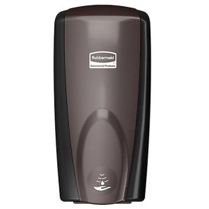 Seifen- & Desinfektionsmittelspender Rubbermaid AUTOFOAM, sensorgesteuert, 1100 ml, L 133 x B 131 x H 276 mm, Kunststoff, schwarz
