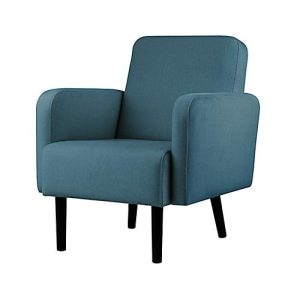 Sessel easyChair® by Paperflow LISBOA, Stoffbezug blau, Fußgestell schwarz, B 710 x T 815 x H 830 mm Sessel easyChair® by Paperflow LISBOA, Stoffbezug blau, Fußgestell schwarz, B 710 x T 815 x H 830 mm