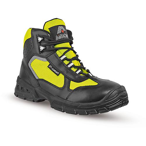 Sicherheitsschuh AIMONT, DIN EN ISO 20345-S3 Gr. 45, schwarz/warngelb