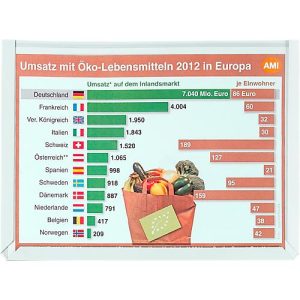 Sichttaschen, farbig, DIN A4 quer, grau, 10 Stück