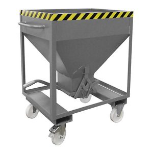 Silobehälter Typ SRE 375, Scherenverschluss, Inhalt 375 Liter, lackiert, grau RAL 7005 Silobehälter Typ SRE 375, Scherenverschluss, Inhalt 375 Liter, lackiert, grau RAL 7005