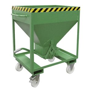Silobehälter Typ SRE 375, Scherenverschluss, Inhalt 375 Liter, lackiert, grün RAL 6011 Silobehälter Typ SRE 375, Scherenverschluss, Inhalt 375 Liter, lackiert, grün RAL 6011