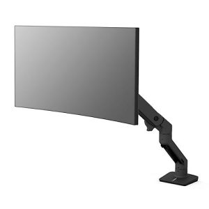 Single-Monitorarm Ergotron HX, bis 49 Zoll, höhen-/tiefenverstellbar, Neigungsfunktion, VESA, matt-schwarz