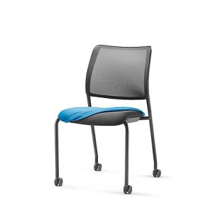 Sitz-Husse, für Besucherstuhl to-sync meet, nachrüstbar, azurblau