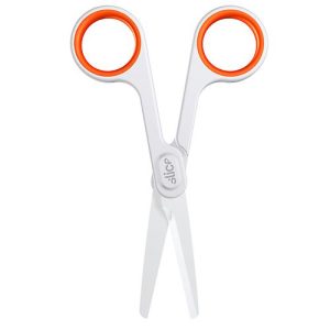Slice Keramik-Schere, mit Soft-Touch Griffzone, für Rechts- und Linkshänder geeignet Slice Keramik-Schere, mit Soft-Touch Griffzone, für Rechts- und Linkshänder geeignet