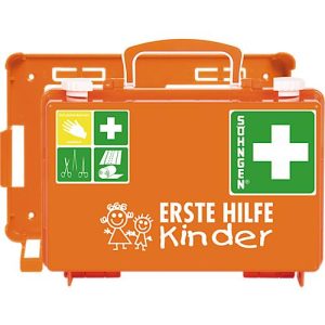 Soehngen Erste Hilfe Koffer Quick-CD Kindergarten, inkl. Wandhalterung, f. Kitas