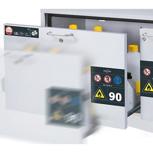 Soft-Close-Funktion, für asecos Sicherheitsschränke der K90, UB30 und UB90 Serie, mitbestellen bei Auftragserteilung