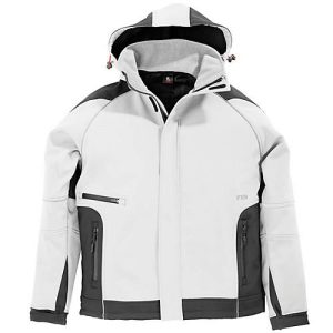 Softshell-Jacke FHB KOLTEX, weiß/anthrazit, Gr. L Softshell-Jacke FHB KOLTEX, weiß/anthrazit, Gr. L