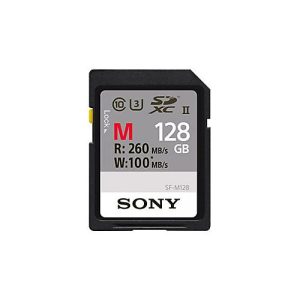Sony SF-M Series SF-M128 – Flash-Speicherkarte – 128 GB – UHS Class 3 / Class10 – SDXC UHS-II Sony SF-M Series SF-M128 – Flash-Speicherkarte – 128 GB – UHS Class 3 / Class10 – SDXC UHS-II
